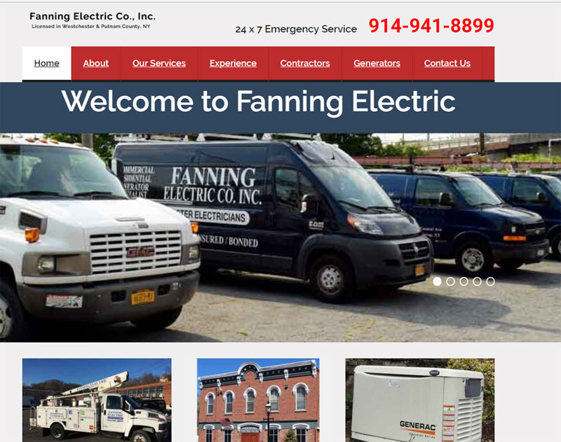 Electrical Contractor Website
